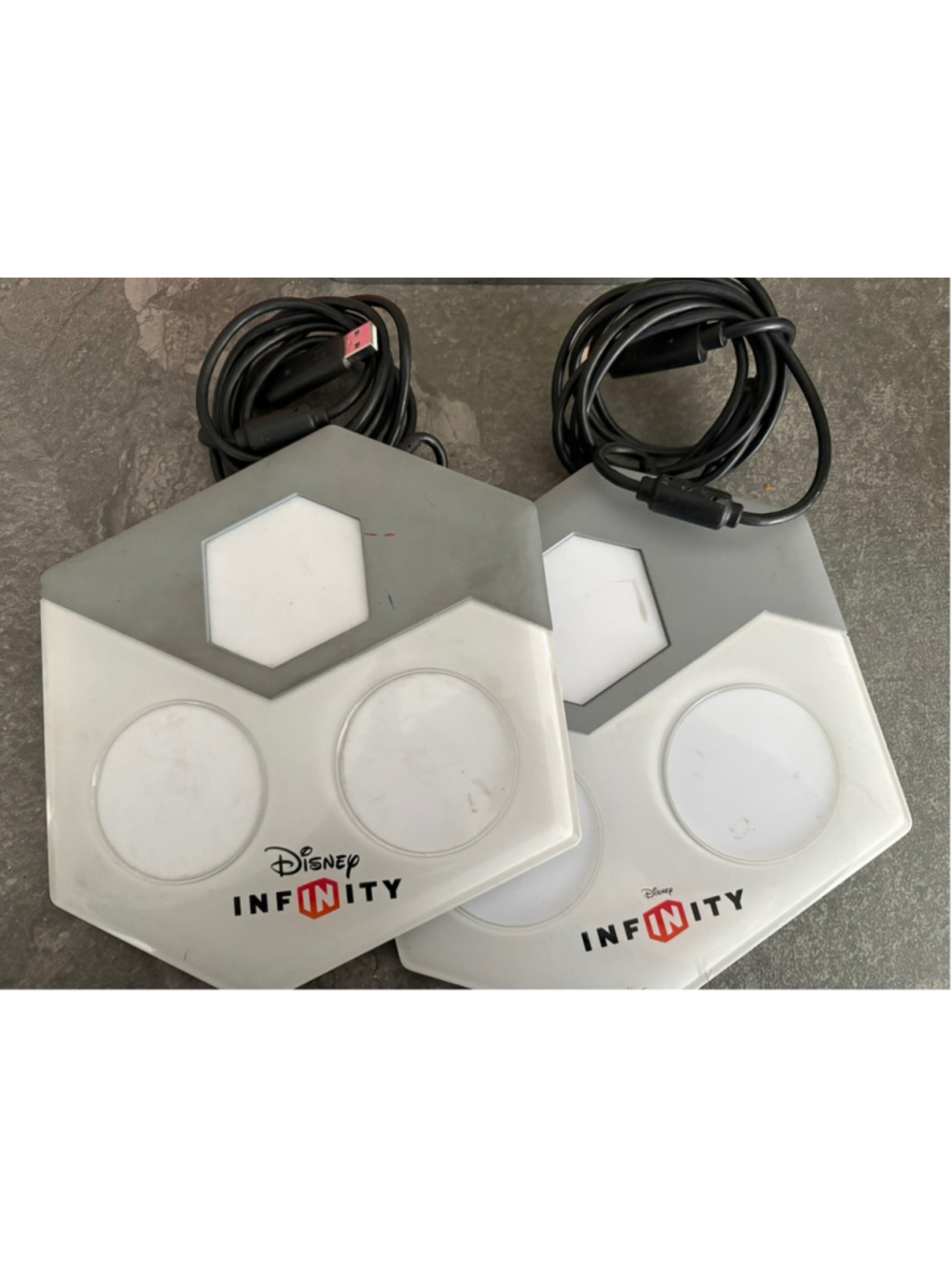 Lot Of 2 Disney Infinity Portal Base Pad Model #INF-8032385 xbox 360 ~untested~